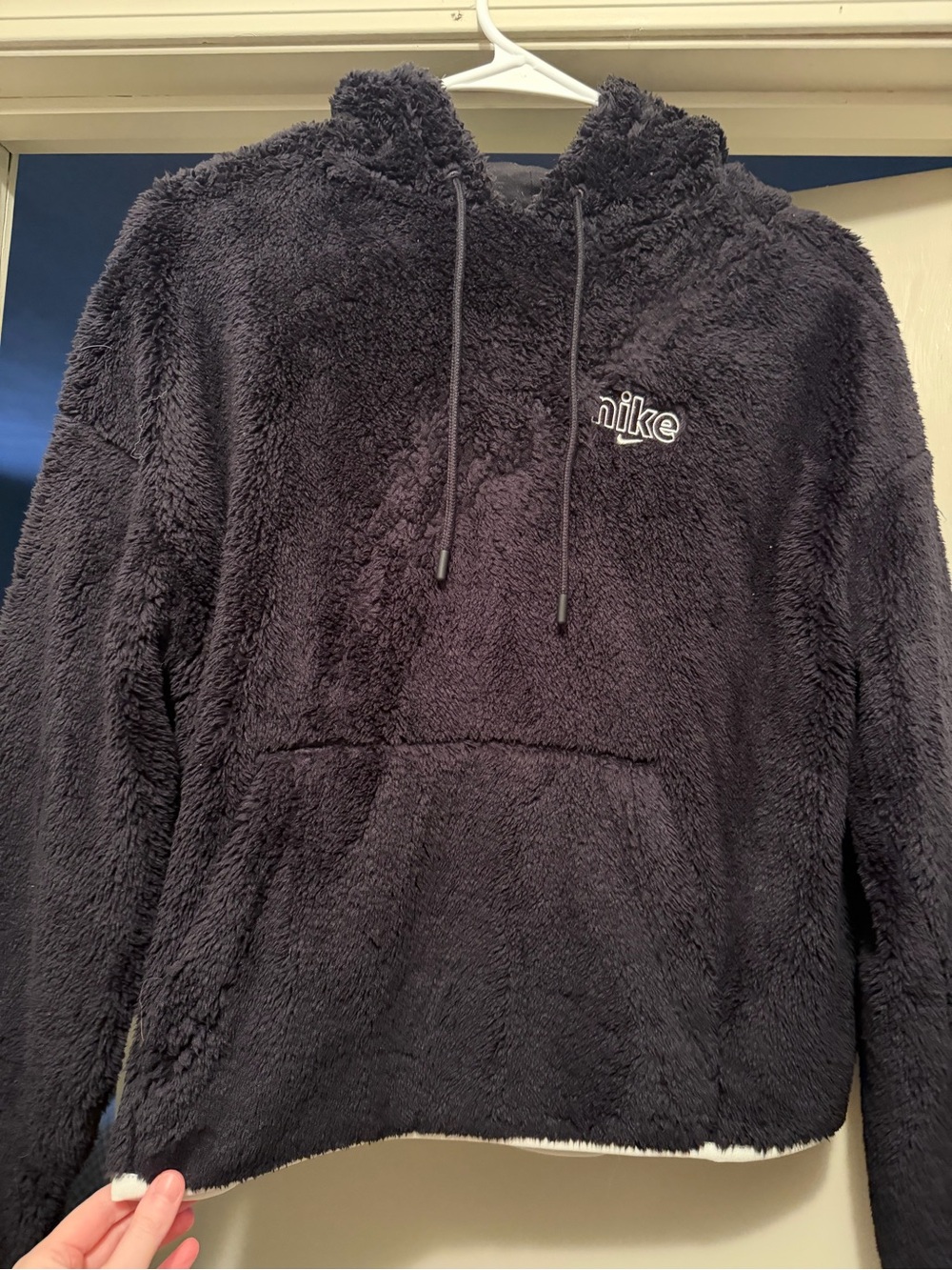 Nike women’s Black Sherpa Hoodie